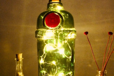 luminária verde